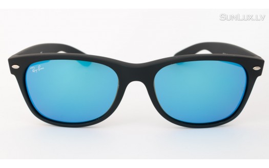 Ray-Ban New Wayfarer Blue Flash (RB2132 622/17 55mm) saules brilles
